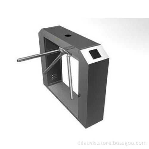 Bidirectional Waist Height Turnstiles Angle And Stainless S